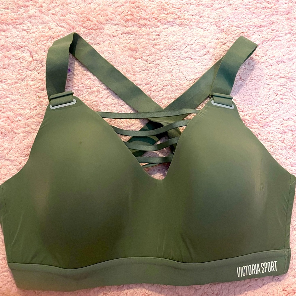 Victoria secret sports bra green 36c
